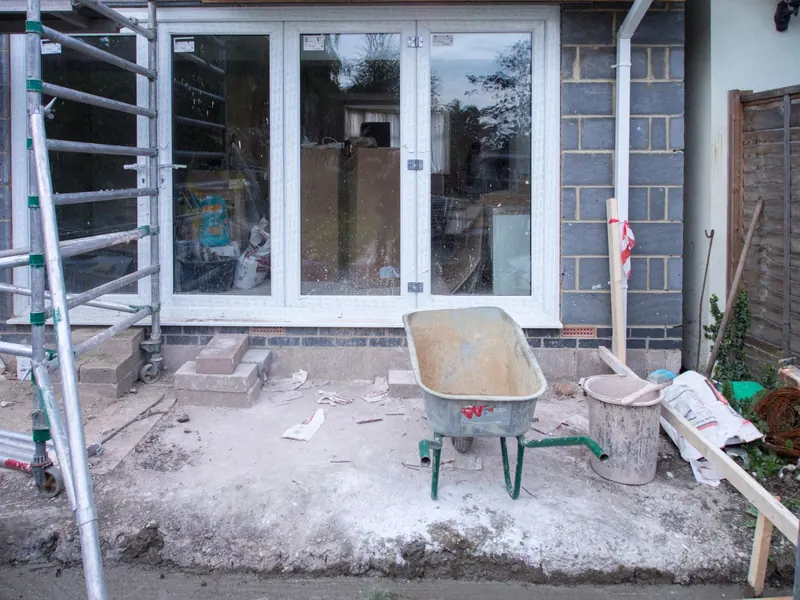 Building work halted on a Cornwall conversion after a party wall dispute