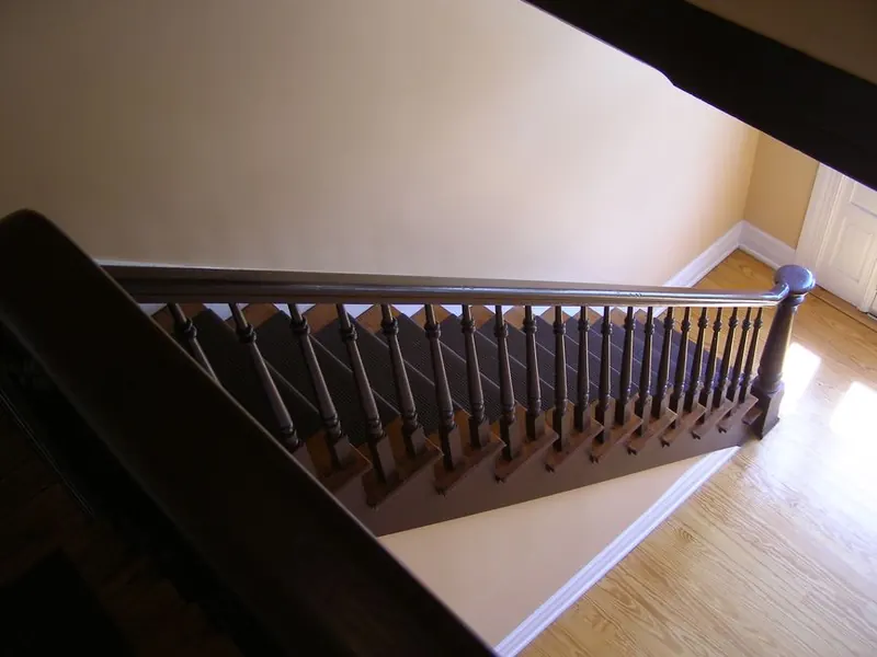 First floor landing in a Cornish home, the space a new loft staircase has to be taken from