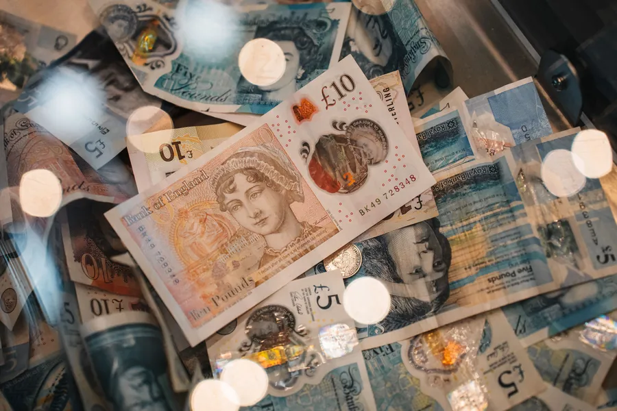 British banknotes and coins, the starting point for funding a loft or garage conversion in Cornwall
