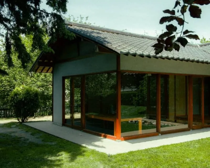 Detached bungalow in Cornwall of the type most commonly converted into a two-storey home