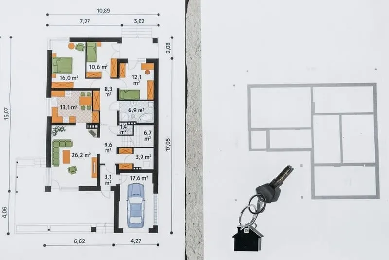 Architectural drawings for a loft conversion being prepared for Cornwall Council building control