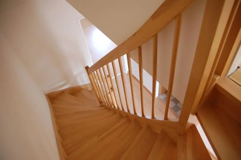 House staircase and landing, the route affected by loft conversion escape rules